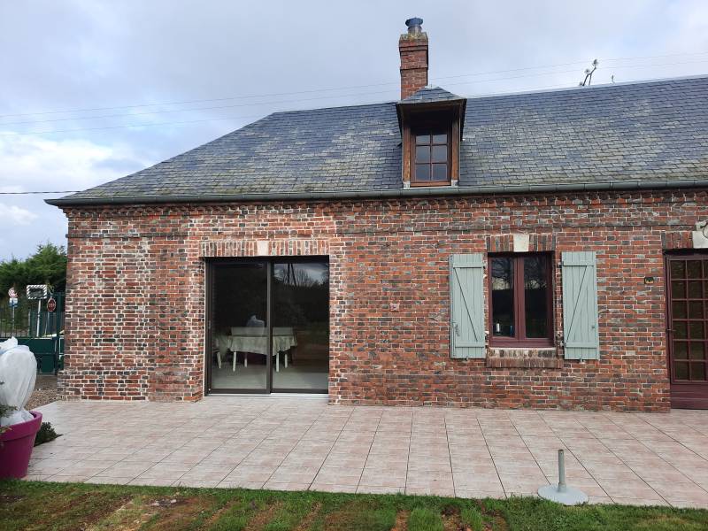 Bicoloration menuiserie chêne incolore et brun 2650 sablé