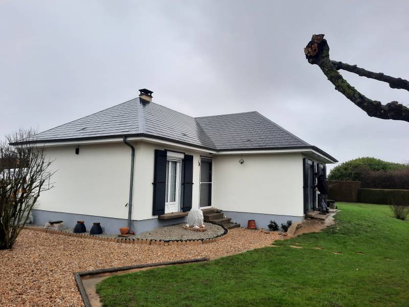 volet battant aluminium gris anthracite YEST Bacquepuis installation sur mesure